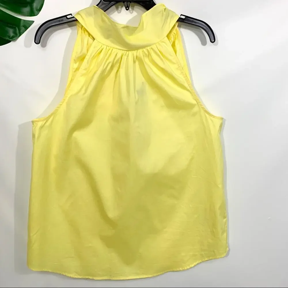 J. Crew Oxford Sleeveless Bow Tie Blouse Top Style G4903 NWT